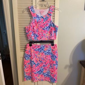 Lilly Pulitzer two piece outfit. Size M
